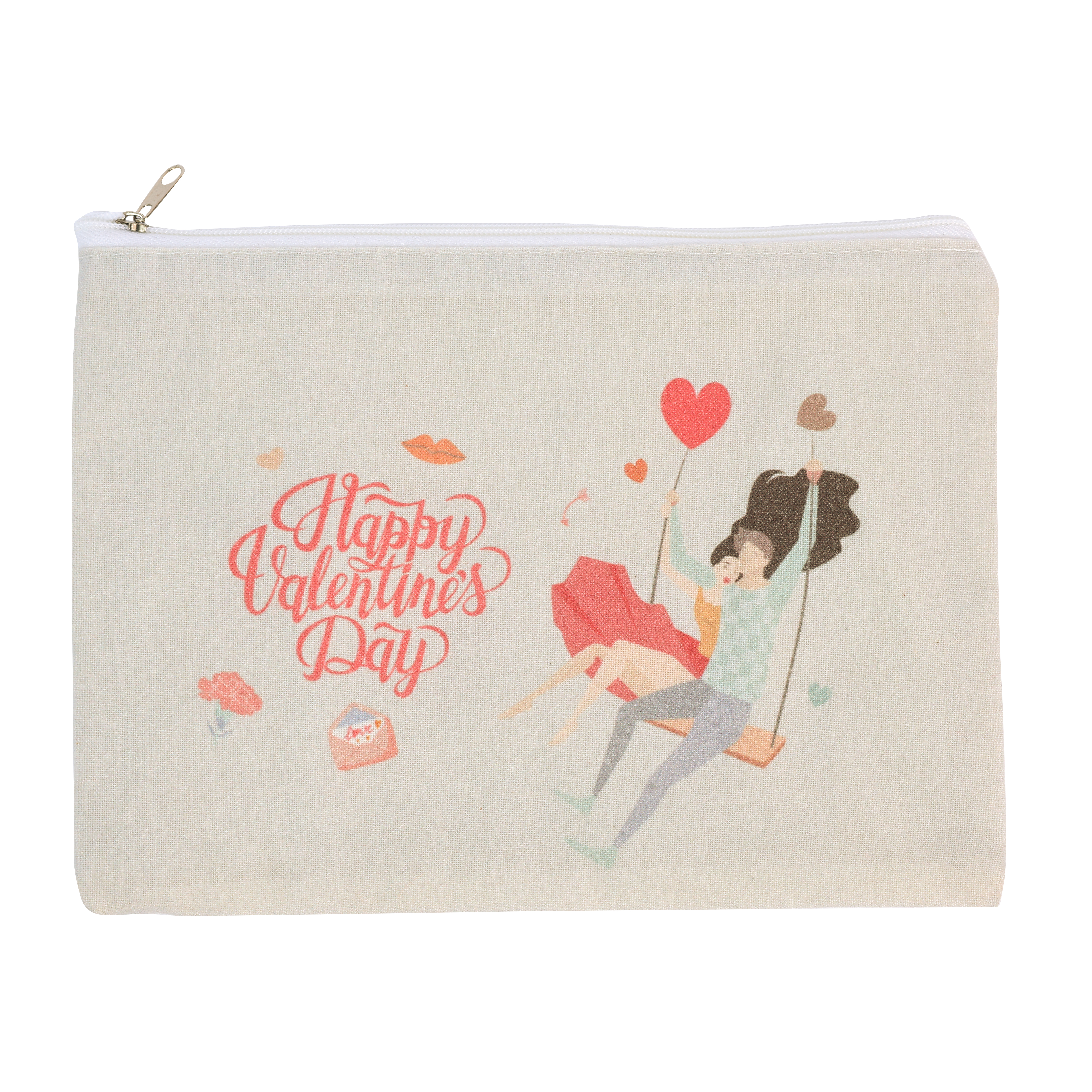 Valentine's Day Bicycle Swing Canvas Bag VALG0014